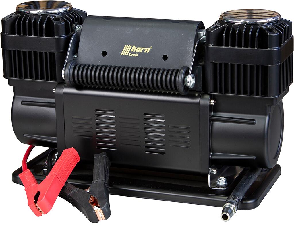 Mobil kompressor Hercules I 12V 300 l/min 8 bar horntools forfra