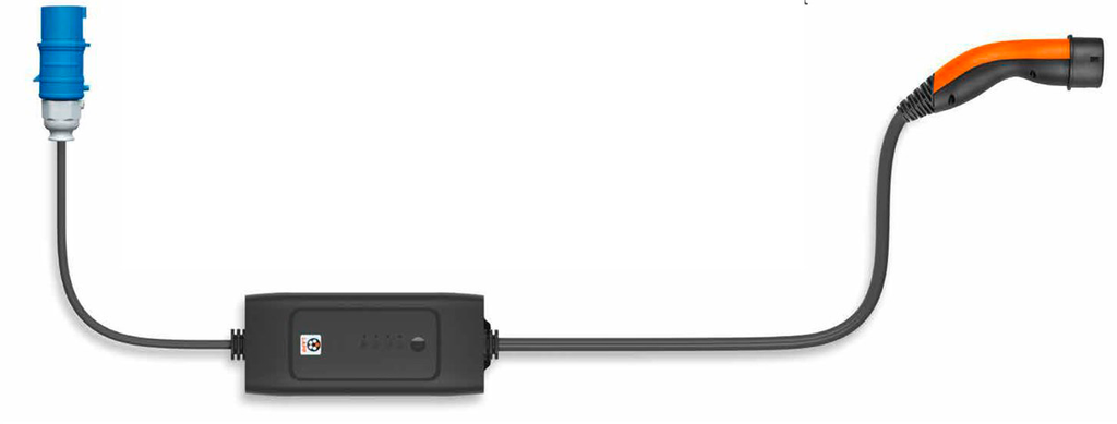 Mobil ladestasjon Basic Type 2 CEE 1-fase 32 A 7,4 kW 6 m - LAPP forfra