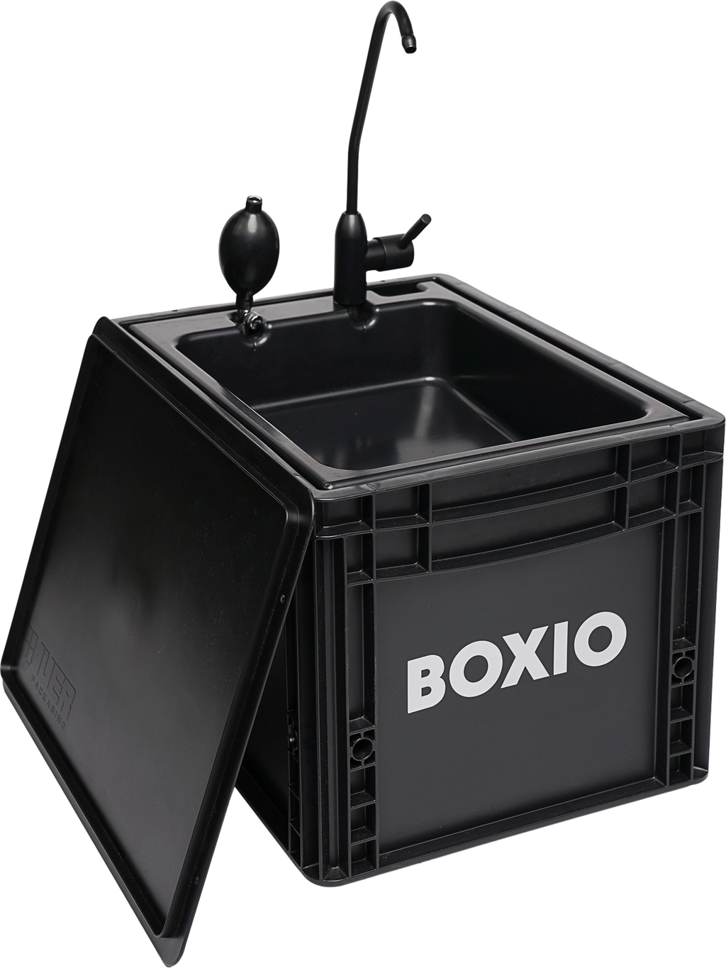 Mobilt servant Wash 40x30x28 cm med 5 l vanntank Boxio forfra
