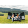 Modulær campingboks-sett Base Black M 120x200 cm montert i bil