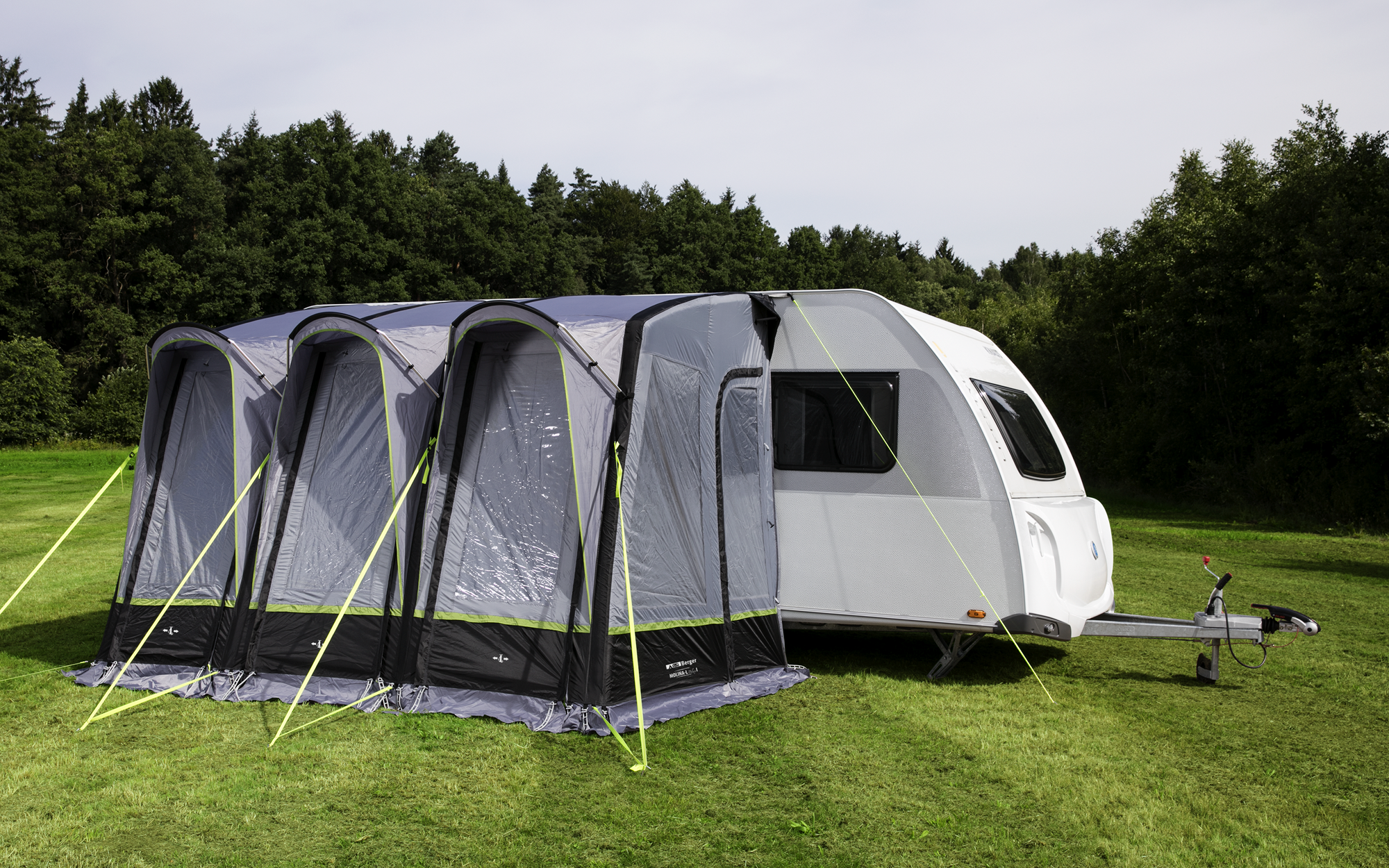 Molina Air Deluxe II oppblåsbart reisefortelt forfra
