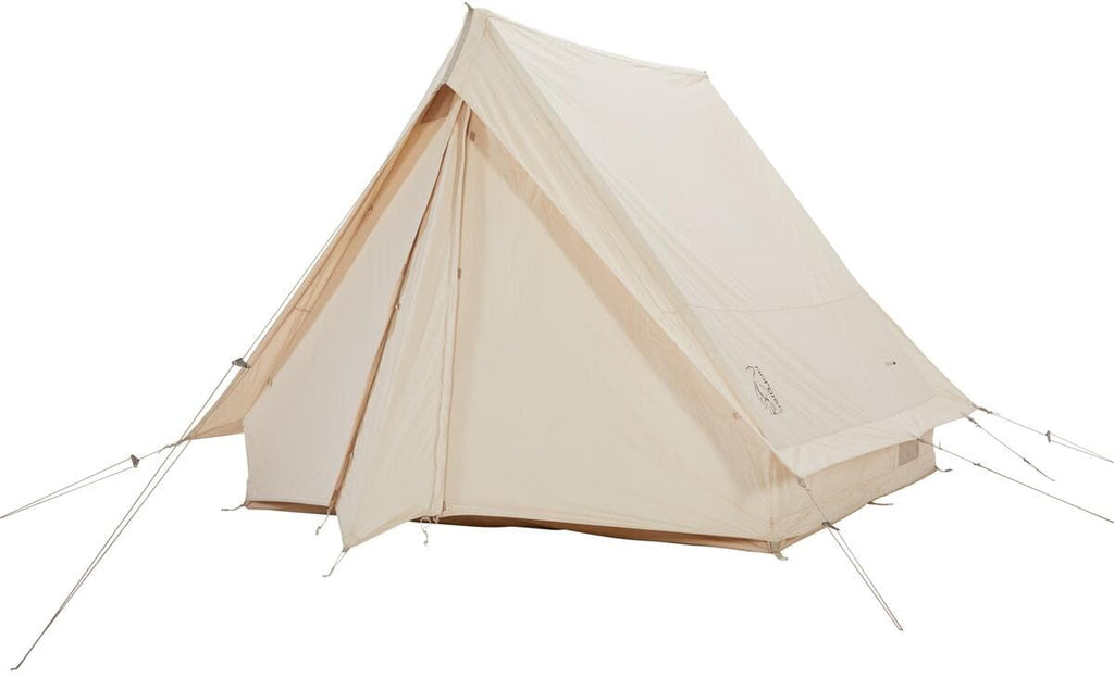Mønetelt Vimur 5.6 4-pers 240x240 cm ståhøyde 206 cm - Nordisk montert i naturen