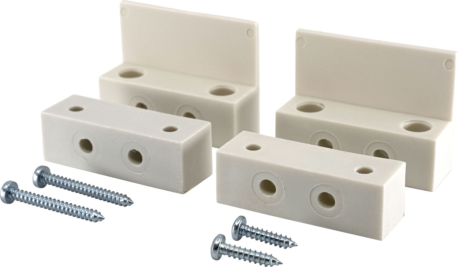 monteringsadapter for tradlosse magnetkontakter hvit 2-pk thitronik foran
