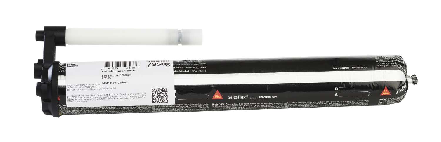 Monteringslim Sikaflex 554 PowerCure STP 600 ml hvit på tube