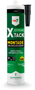 Monteringslim X-Tack 290 ml svart forfra