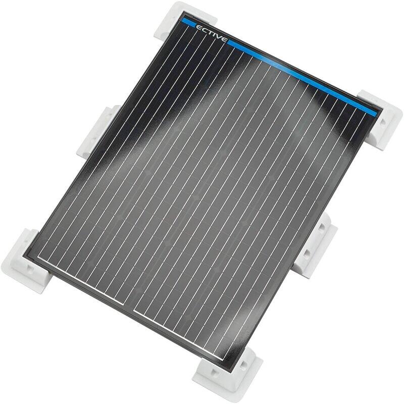 Baksiden av Monteringssett for solcellepanel 7-delt kort hvit 2 kg - ECTIVE