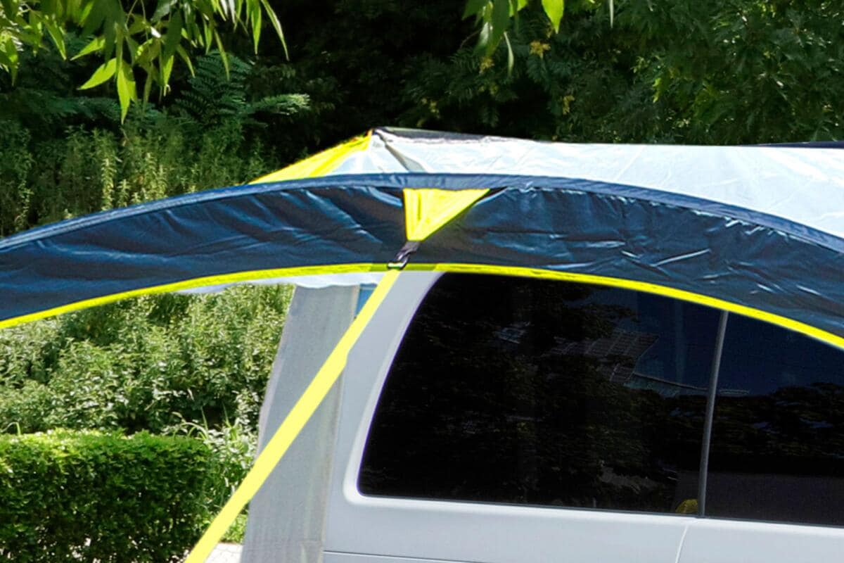 Montert oppblåsbart solseil Skia for campervan 240x280 cm