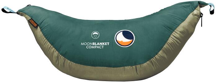Moonblanket Compact reisepledd 205x135 cm grønn detalj av materialet