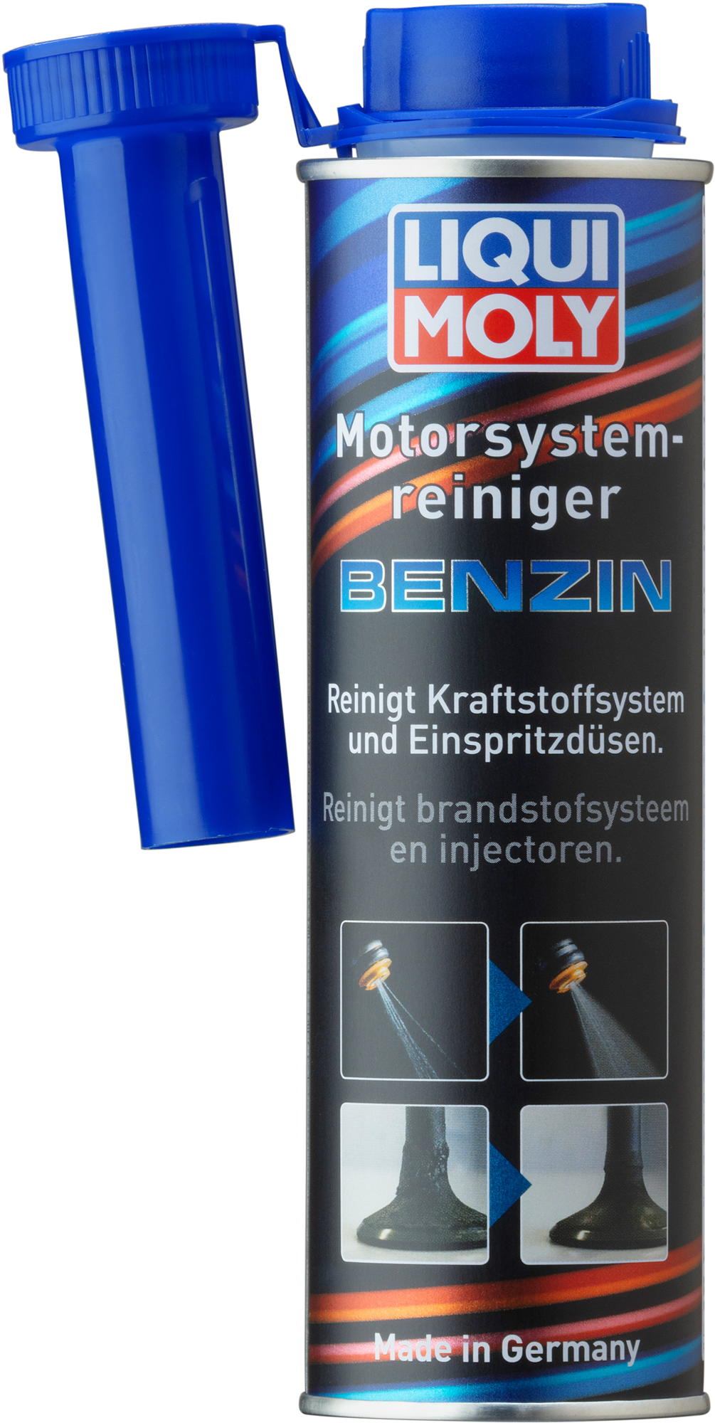 Motorsystemrens for bensinmotorer 300 ml - Liqui Moly flaske for drivstoffsystemrengjøring