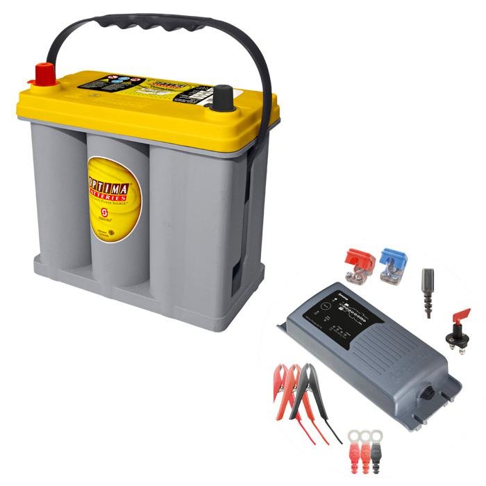 Mover PowerSet 38 Ah med lader og bryter Truma foran