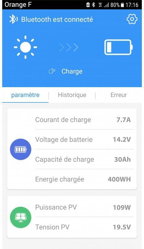 MPPT-laderegulator 12/24V med dobbel batteriutgang - Antarion detalj