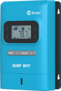 MPPT solardisplay MPSC 20 med LCD frontbilde