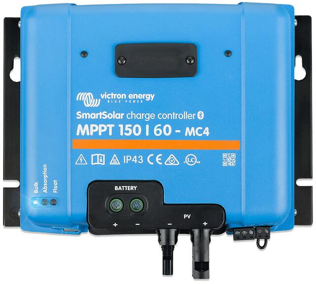 MPPT solcelleladeregulator SmartSolar 150V/60A med Bluetooth for effektiv lading