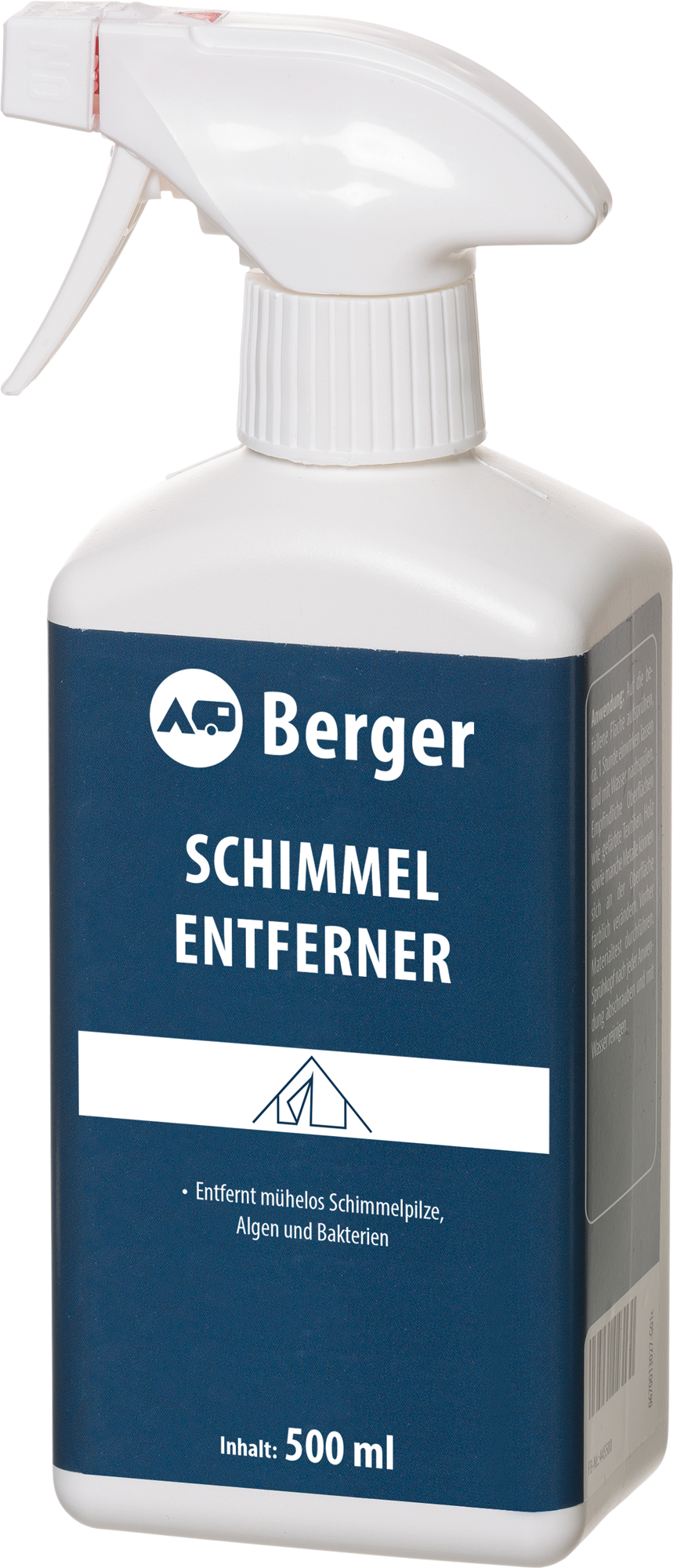 Muggfjerner spray 500 ml for telt og markise forfra