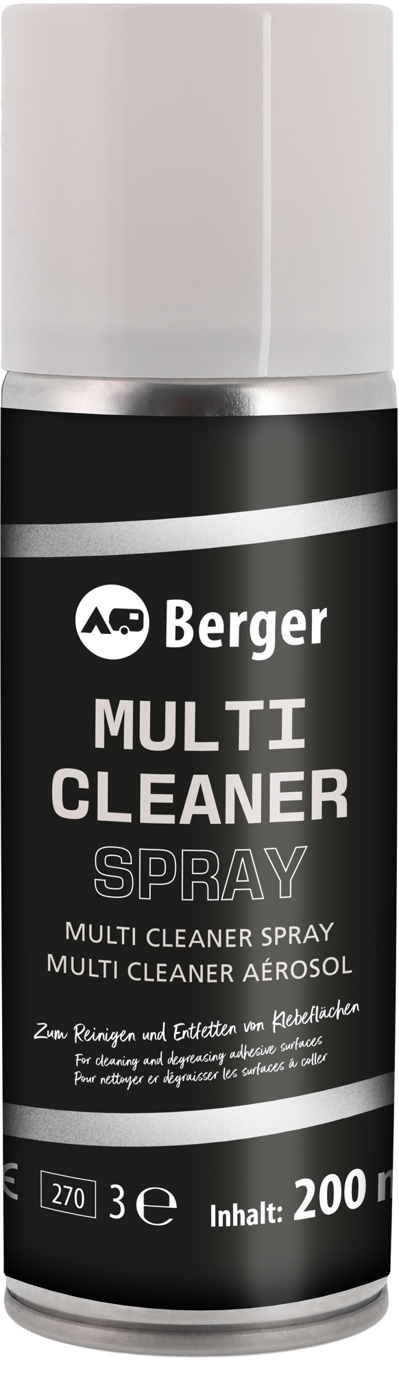 Multi Cleaner Spray 200 ml rengjøring for lim- og tetteflater forfra