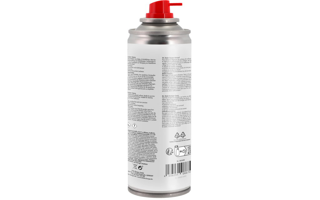 Multi Cleaner Spray 200 ml rengjøring for lim- og tetteflater montert på arbeidsflate