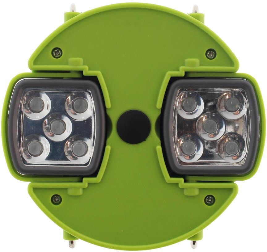 Multi Light oppladbar campinglykt 500 lumen med lommelykter montert