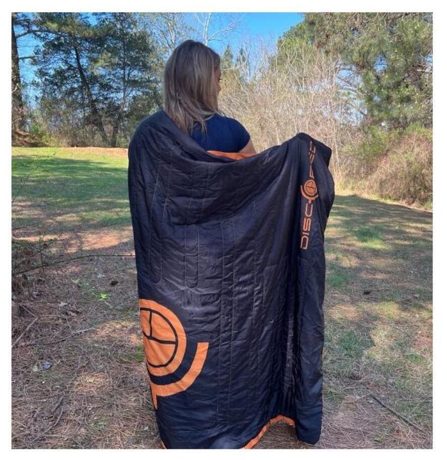 Multifunksjonspledd 203x137 cm 835 g - Disc-O-Bed nærbilde av fleece
