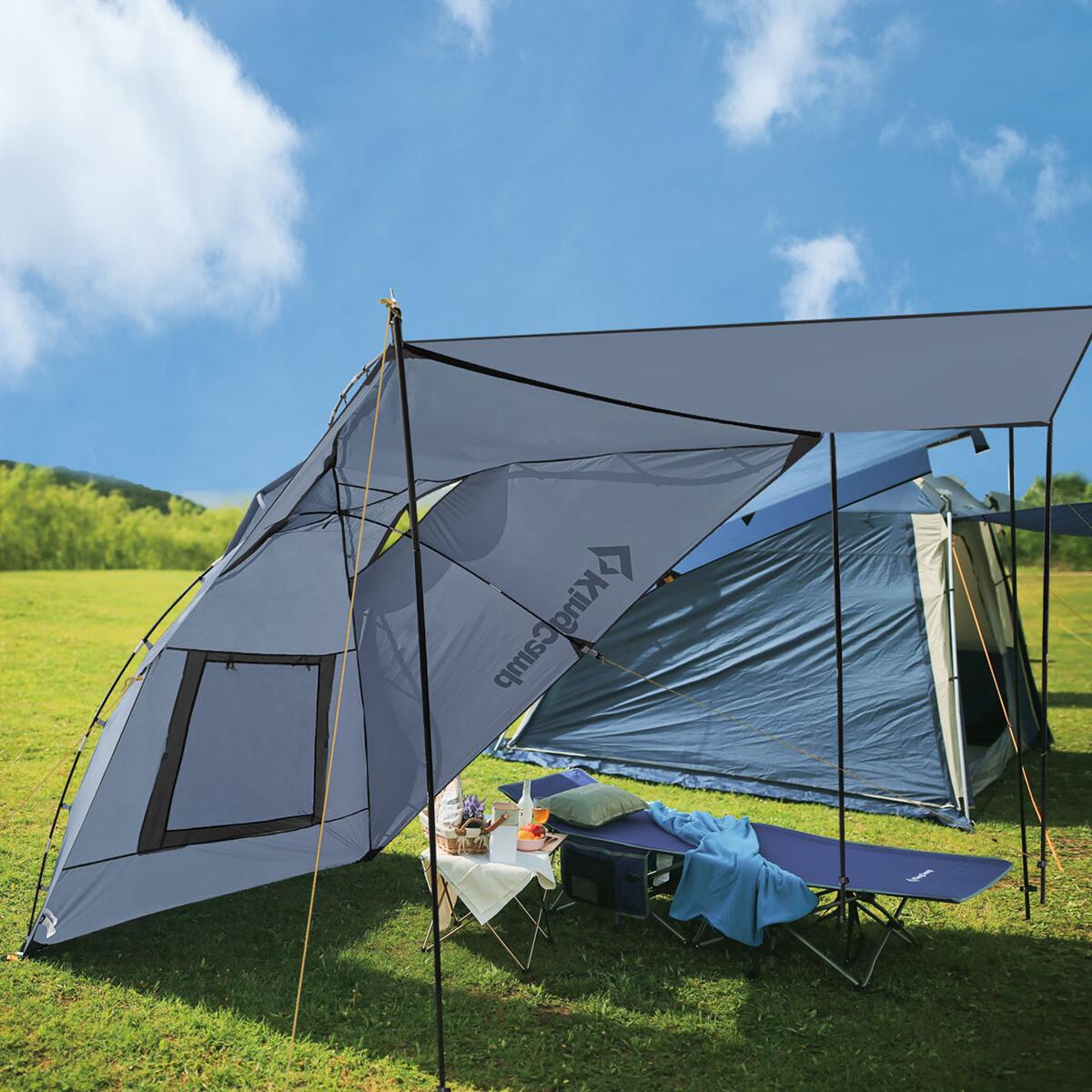Multifunksjonstelt Compass Plus 315x215x190 cm med åpent vindu