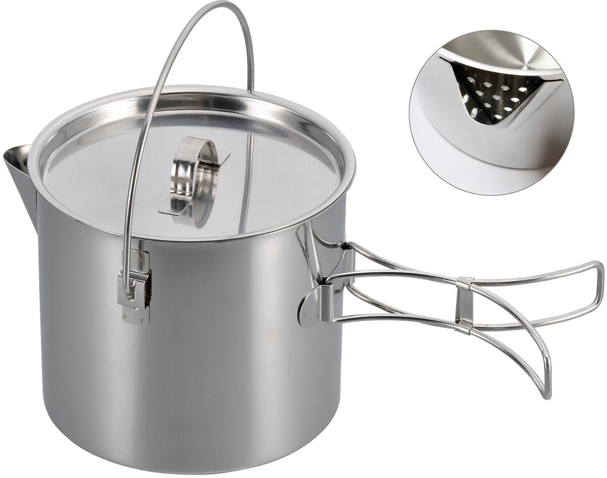 Detalj av sil på Multigryte 1,4L rustfritt stål 290g Origin Outdoors