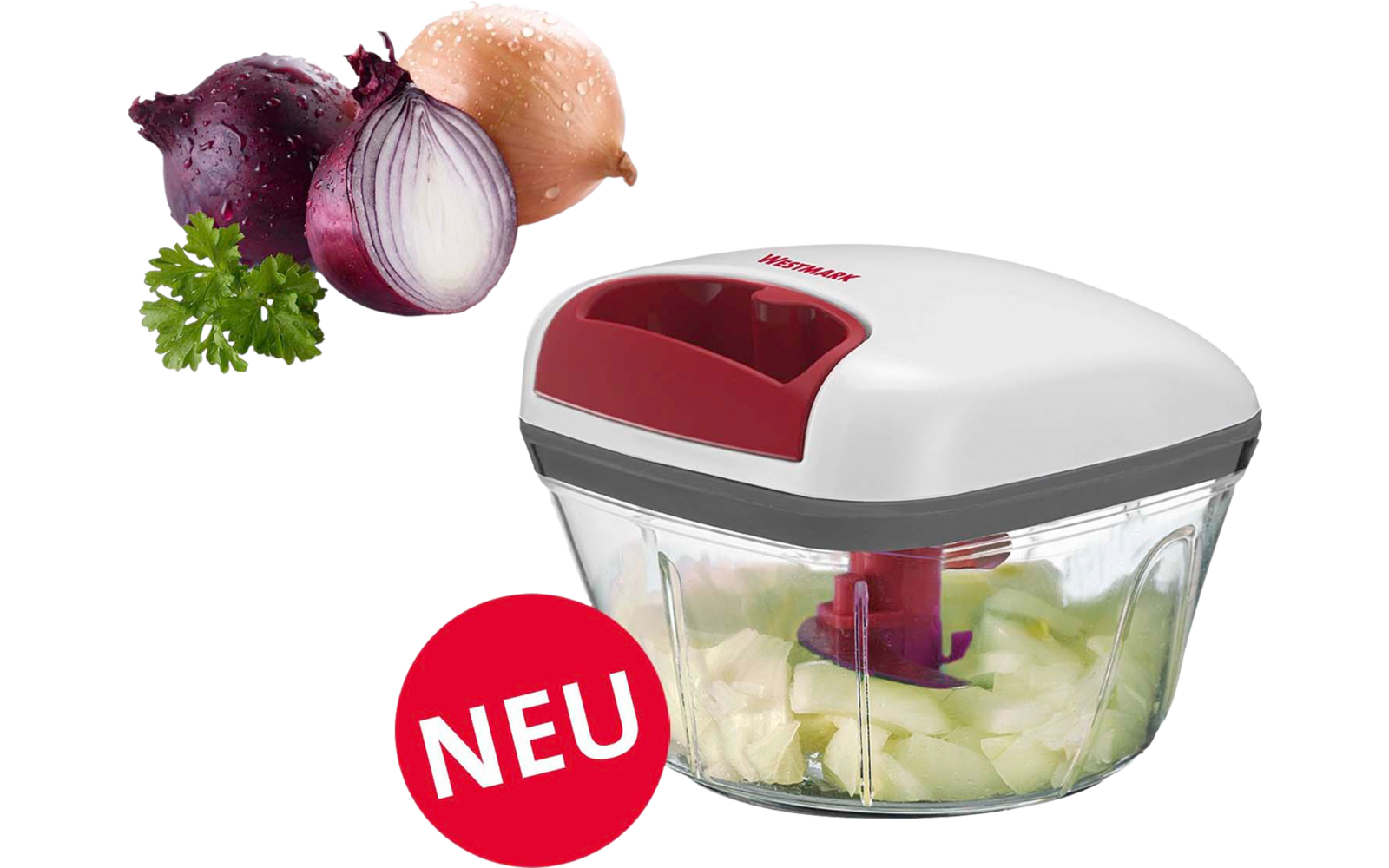 Multihakker med snortrekk 450 ml for frukt og grønnsaker - Westmark detalj av bunn