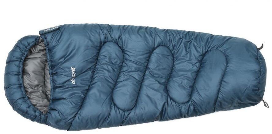 Bakside av Mumiesovepose Atlas Junior blå