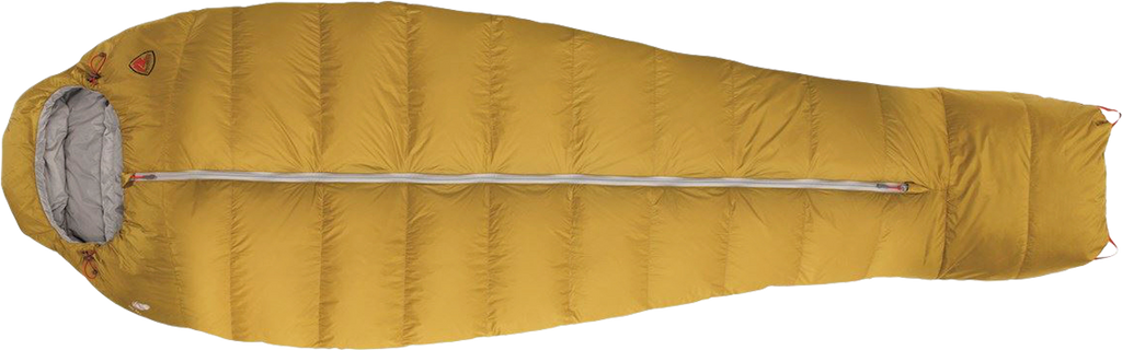 Mumiesovepose Couloir 350 andedun 700 FP 795 g gul - Robens sett forfra