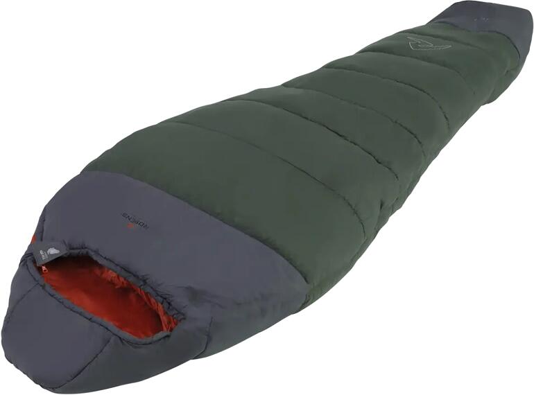 Mumiesovepose Glacier II -5°C, 220x85cm, 1380g, grønn forfra