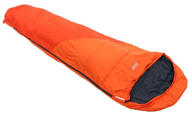 Mumiesovepose Hilo v2 Ultralight 750g forfra oransje