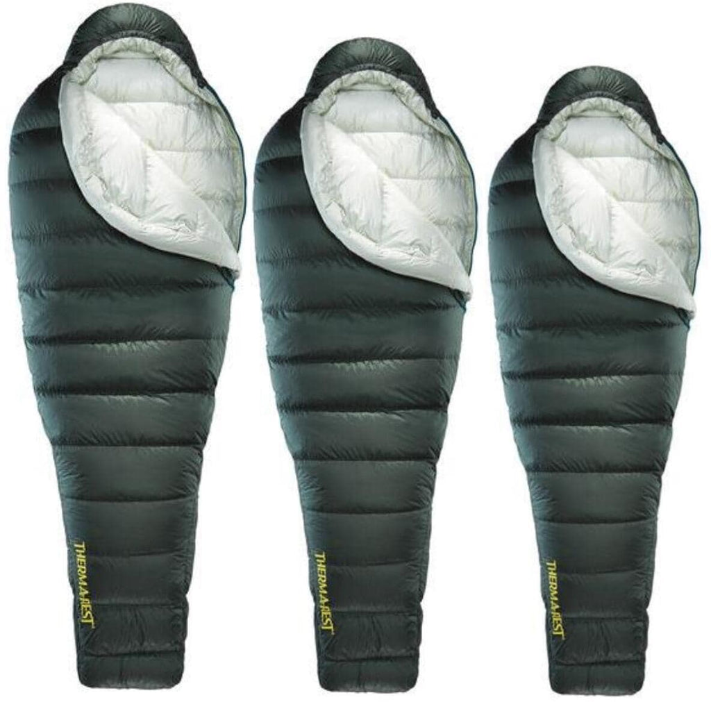 Mumiesovepose Hyperion 0°C nylon dungrønn forfra