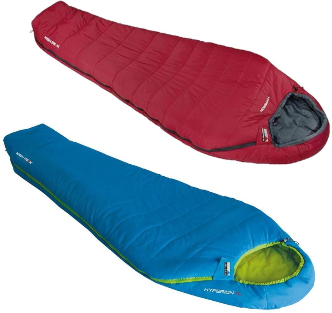 Mumiesovepose Hyperion 3-sesonger, ripstop nylon fra High Peak
