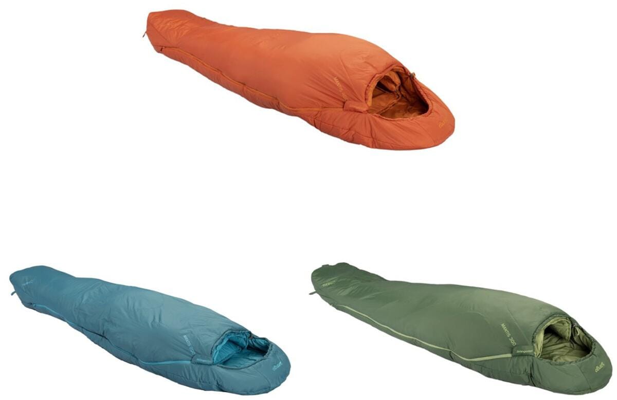Oversikt av Mumiesovepose Mantis 2-4 sesonger 1,06 kg ThermX sammenpakket