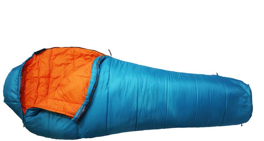 Bakside av Mumiesovepose Nitestar Alpha 150 2-3 sesonger 1,3 kg blå