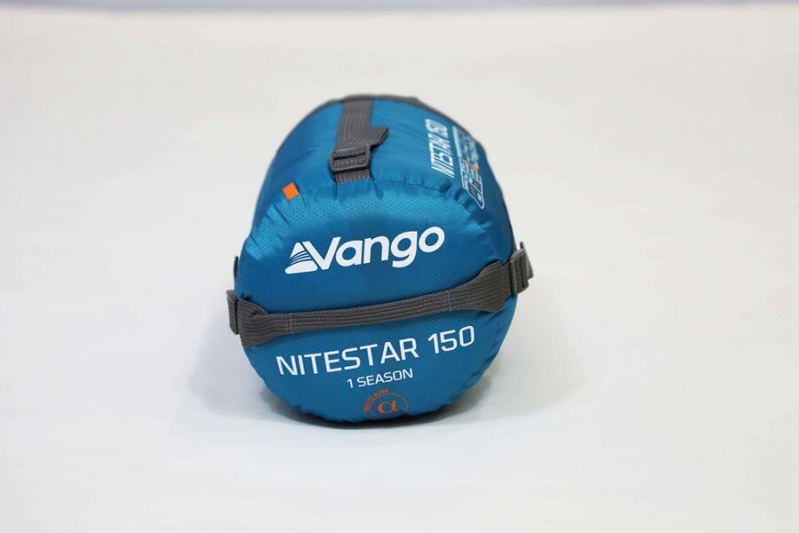 Innvendig lomme i Mumiesovepose Nitestar Alpha 150 2-3 sesonger 1,3 kg blå
