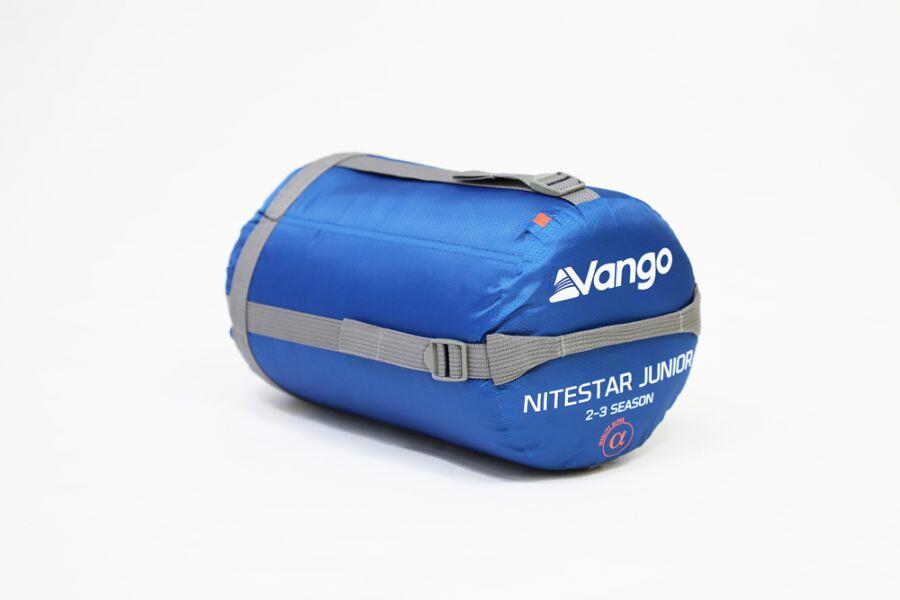 Visning av innvendig lomme i Mumiesovepose Nitestar Alpha Junior