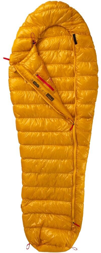 Mumiesovepose Radical 1Z Gold 900 FP gåsedun bakside
