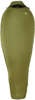 Mumiesovepose Selun 500 kunstfiber 220 cm 950 g grønn forfra