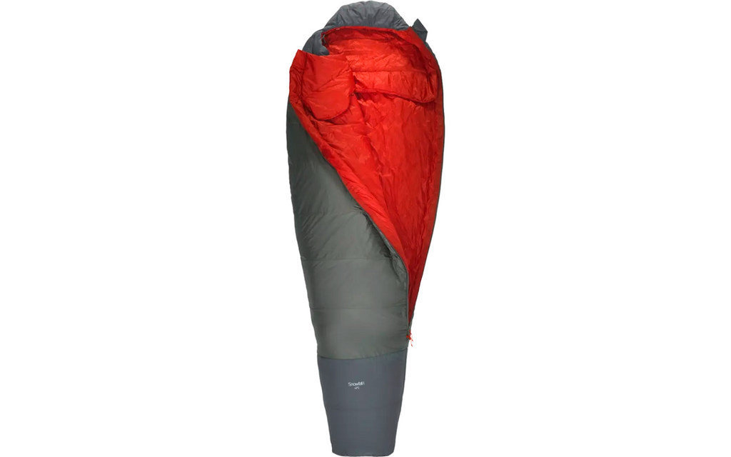 Mumiesovepose Snowfall komfort 7 °C 895 g 205 x 75 cm svart - Robens sett bakfra