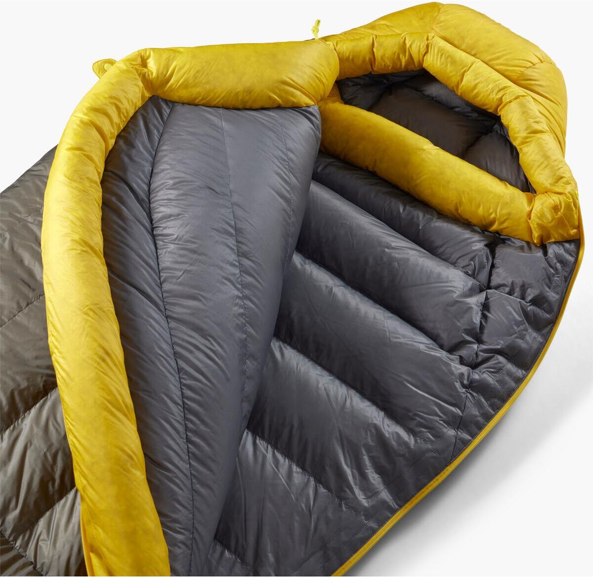 Bakside av Mumiesovepose Spark 850+ fill power 10D nylon - Sea to Summit