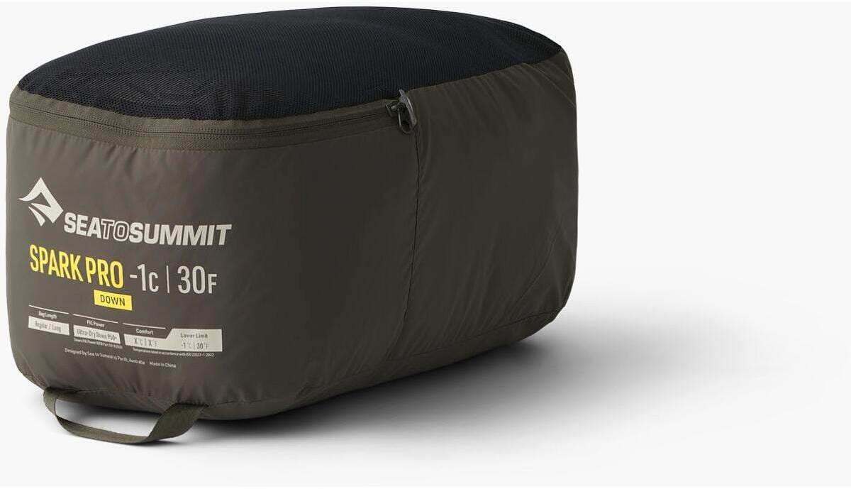 Mumiesovepose Spark Pro 619 g 10D nylon YKK glidelås