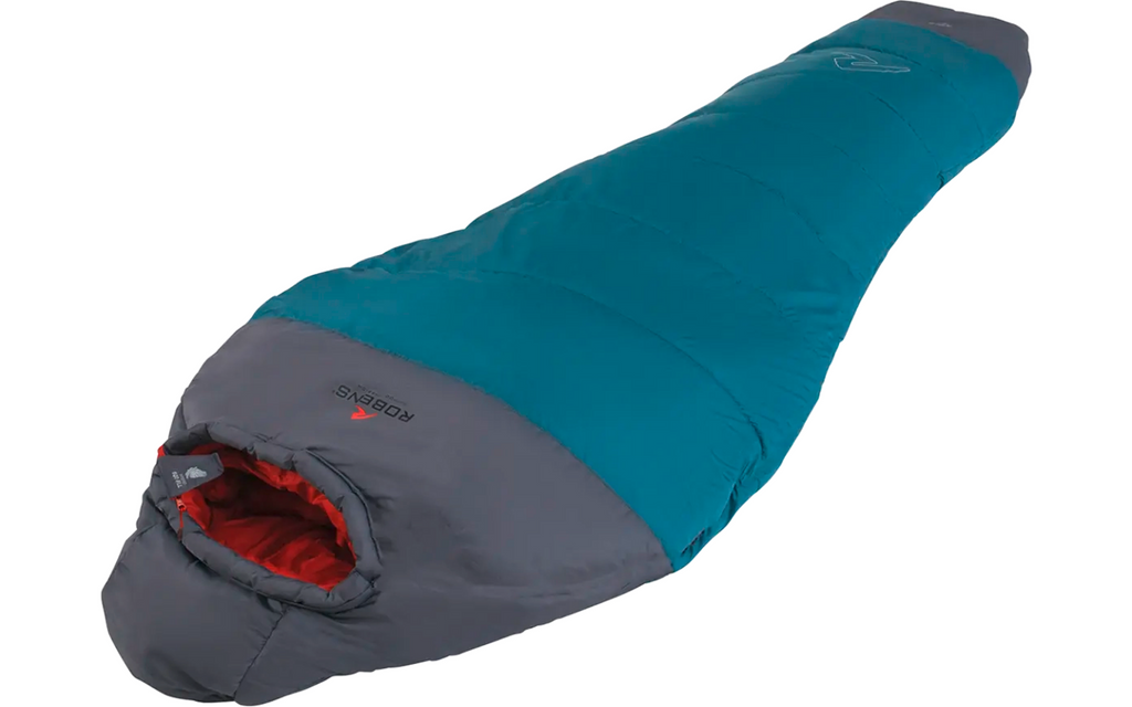 Mumiesovepose Spire I komfort 4 °C 220 x 80 cm 1450 g - Robens med åpen toveis glidelås