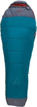 Mumiesovepose Spire I komfort 4 °C 220 x 80 cm 1450 g - Robens i blått, sett ovenfra