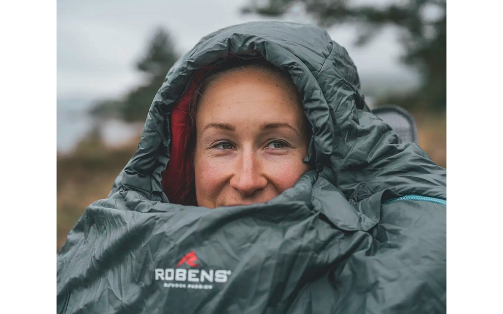 Fotboks på Mumiesovepose Spire I komfort 4 °C 220 x 80 cm 1450 g - Robens i detalj