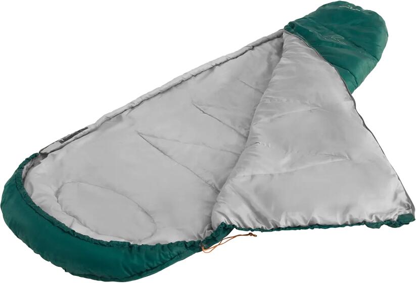 Detaljbilde av glidelåsen på Mumiesovepose Starling 210x75 cm 915g 1-2 sesonger Easy Camp