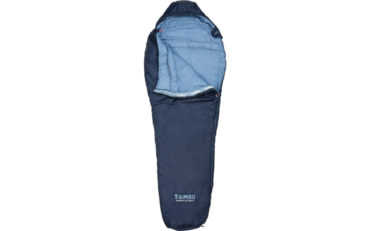Mumiesovepose Talu 3-sesongs polyester 230 cm 1,5 kg - Tambu sett bakfra