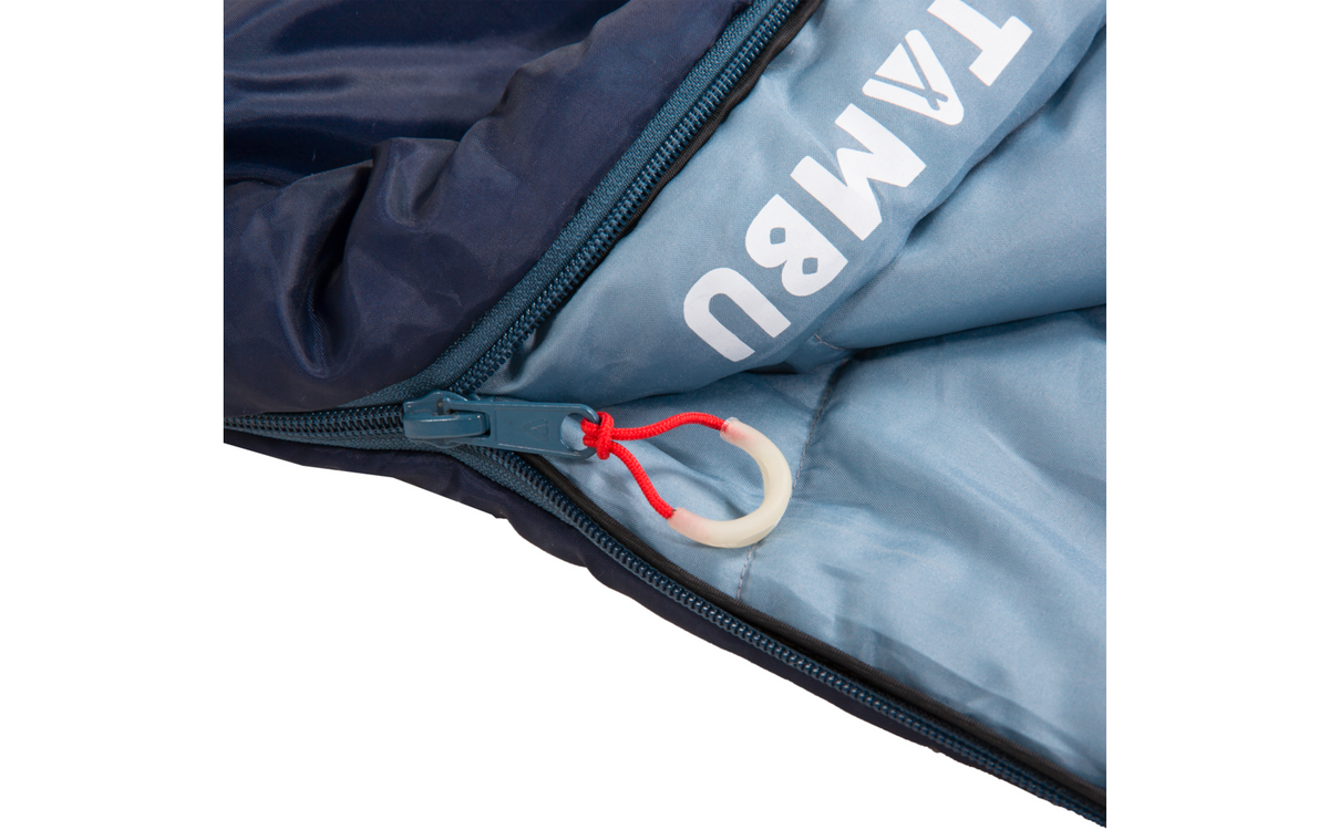 Mumiesovepose Talu 3-sesongs polyester 230 cm 1,5 kg - Tambu, toveis glidelås med dekklist