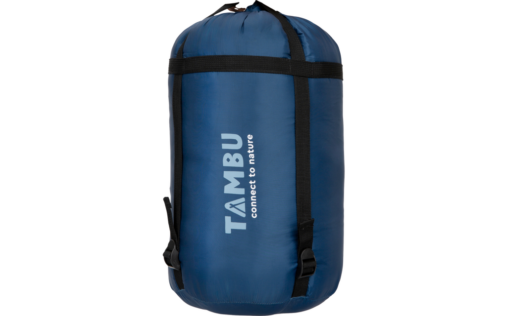 Mumiesovepose Talu 3-sesongs polyester 230 cm 1,5 kg - Tambu, nærbilde av børstet Pongee-fôr