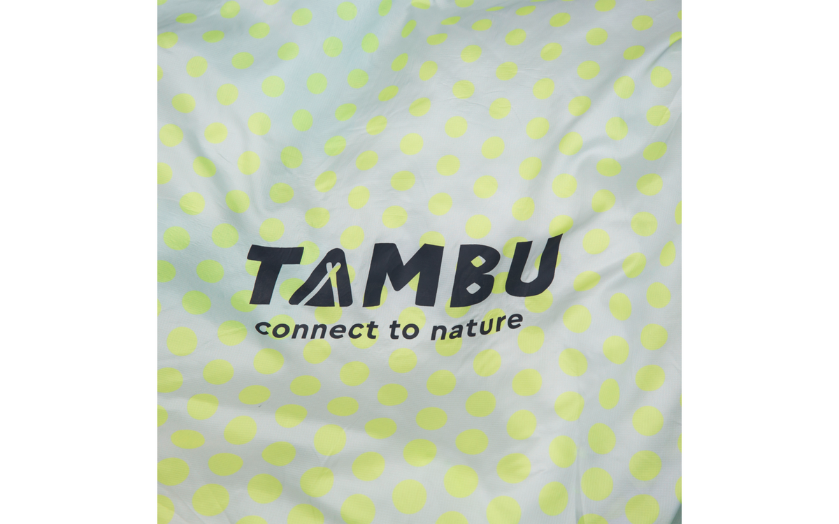 Mumiesovepose Tongi 750M sommer polyester 205x80 cm 0,75 kg - Tambu med åpen glidelås