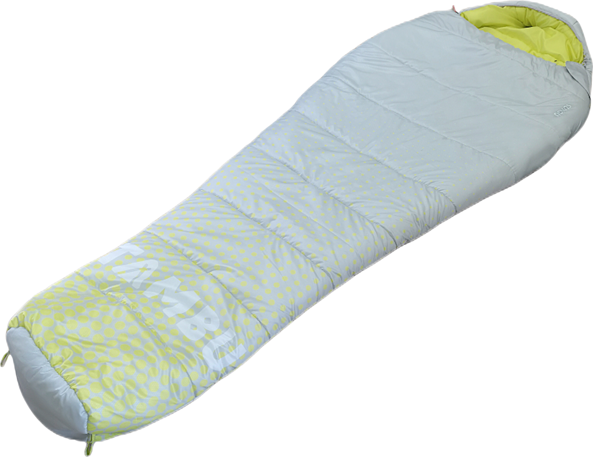 Mumiesovepose Tongi 750M sommer polyester 205x80 cm 0,75 kg - Tambu sett forfra, utbrettet