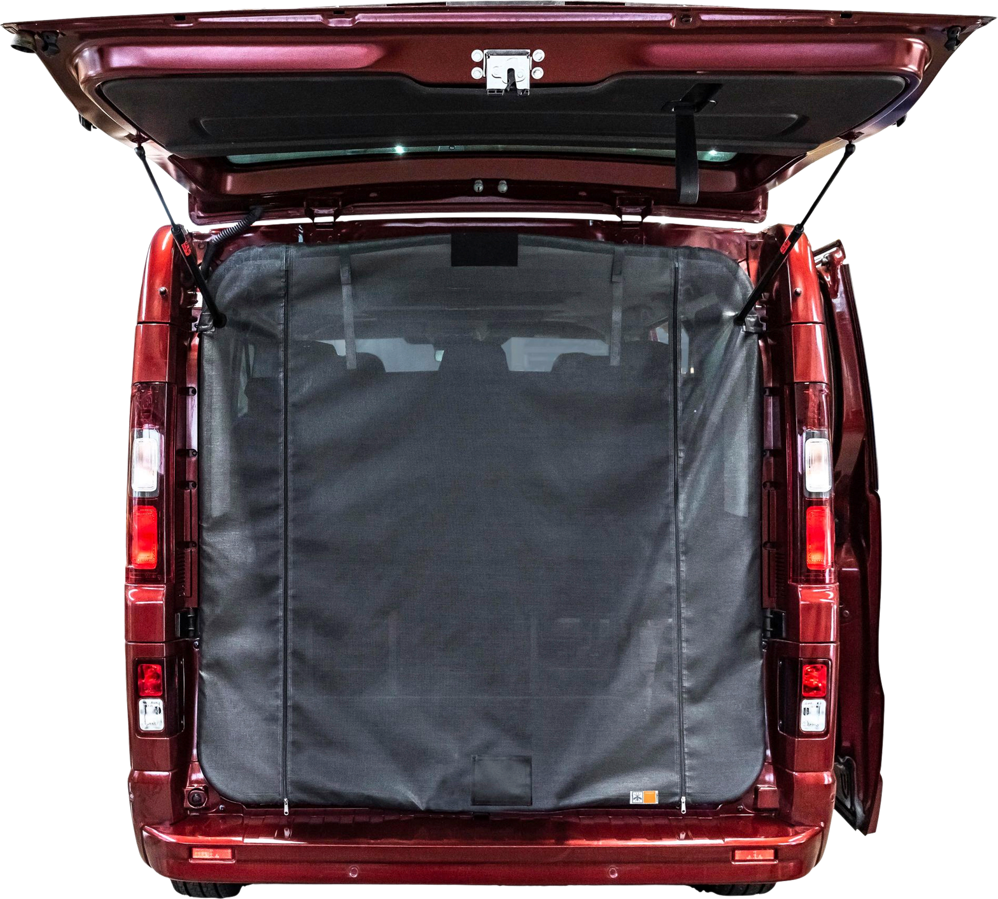 Myggnett bakdør med glidelås for Primastar/Trafic III Fine-mesh front